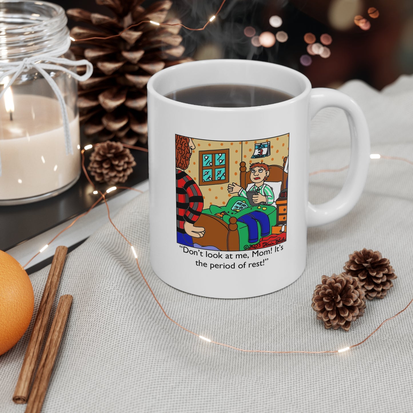 Rest Period Comic Mug