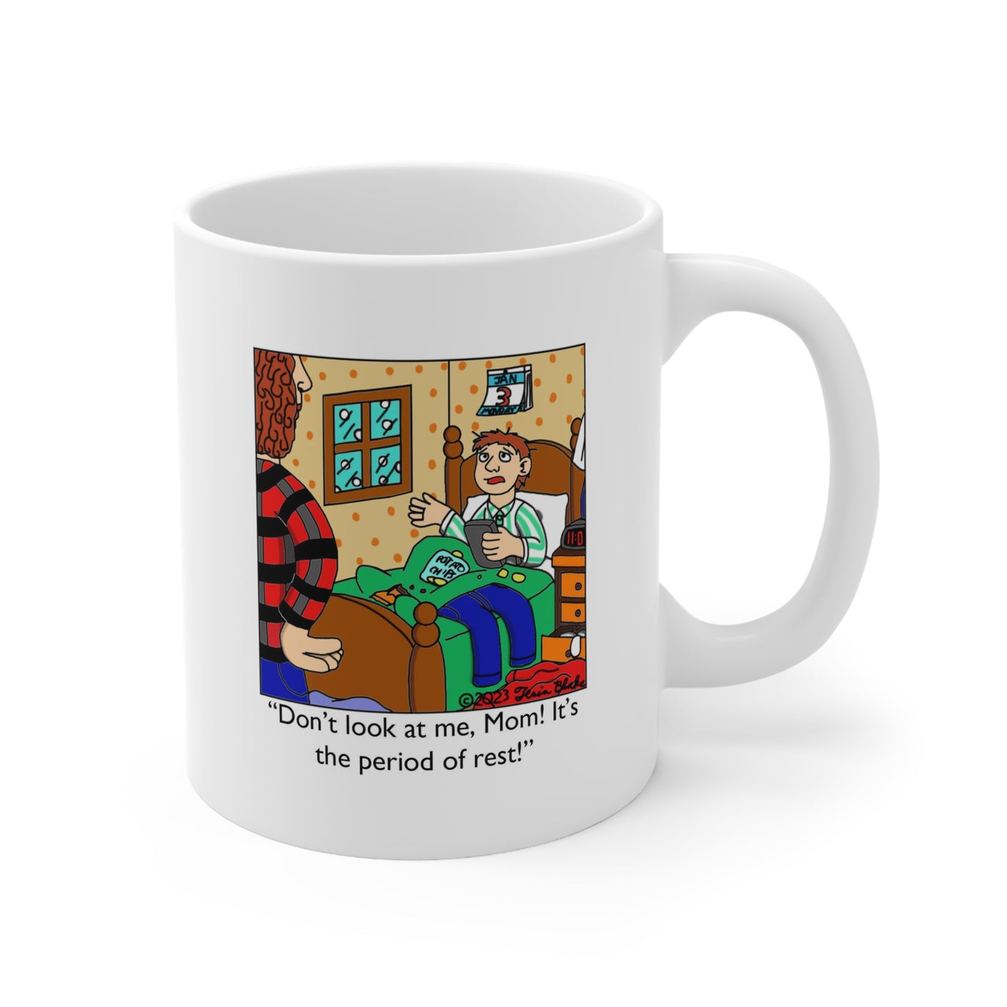 Rest Period Comic Mug