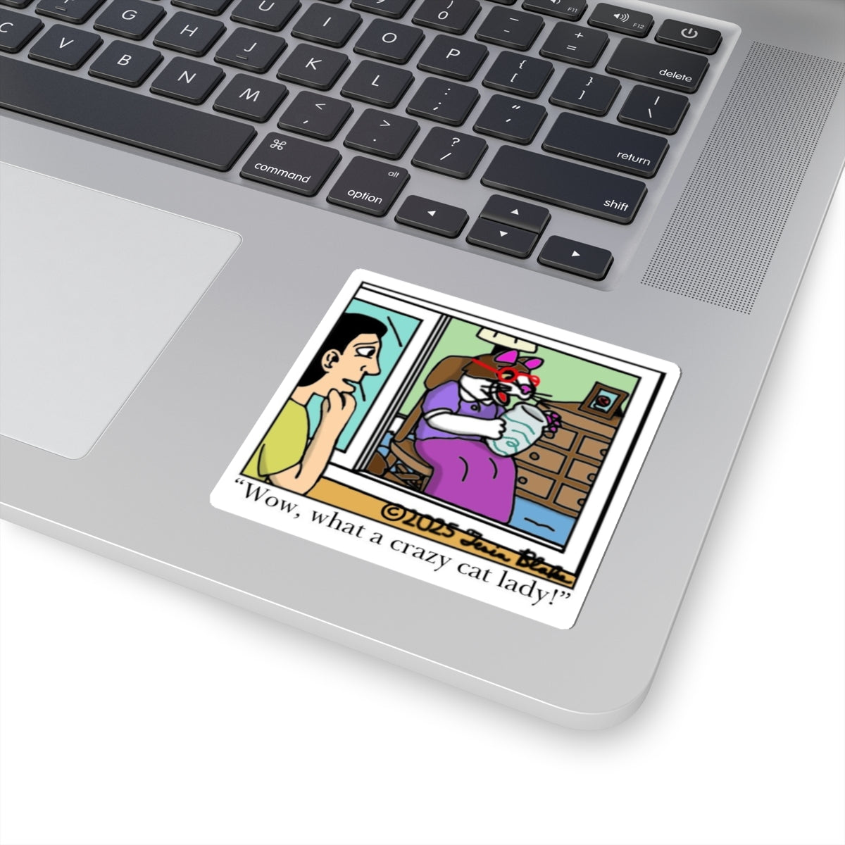 A Funny Lady Sticker