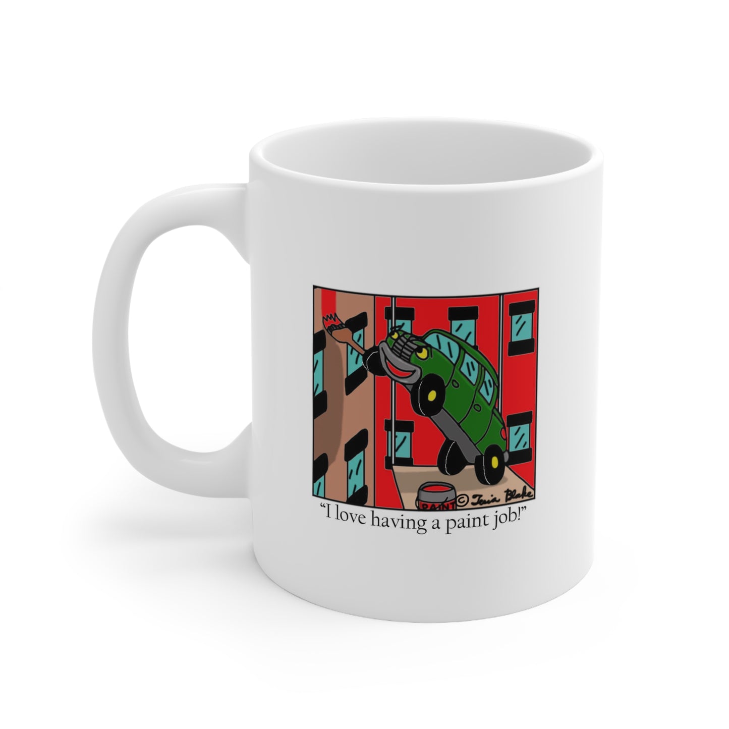 Paint Job Comic Mug