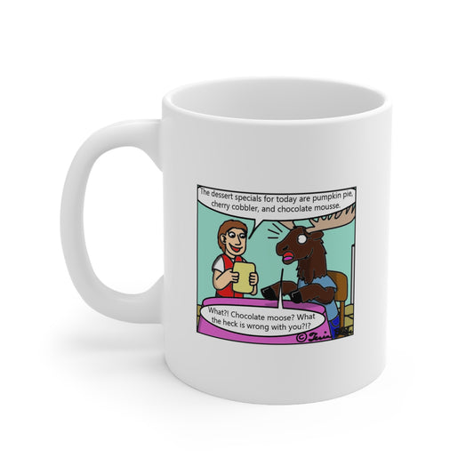 Chocolate Moose Comic Mug