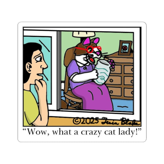 A Funny Lady Sticker