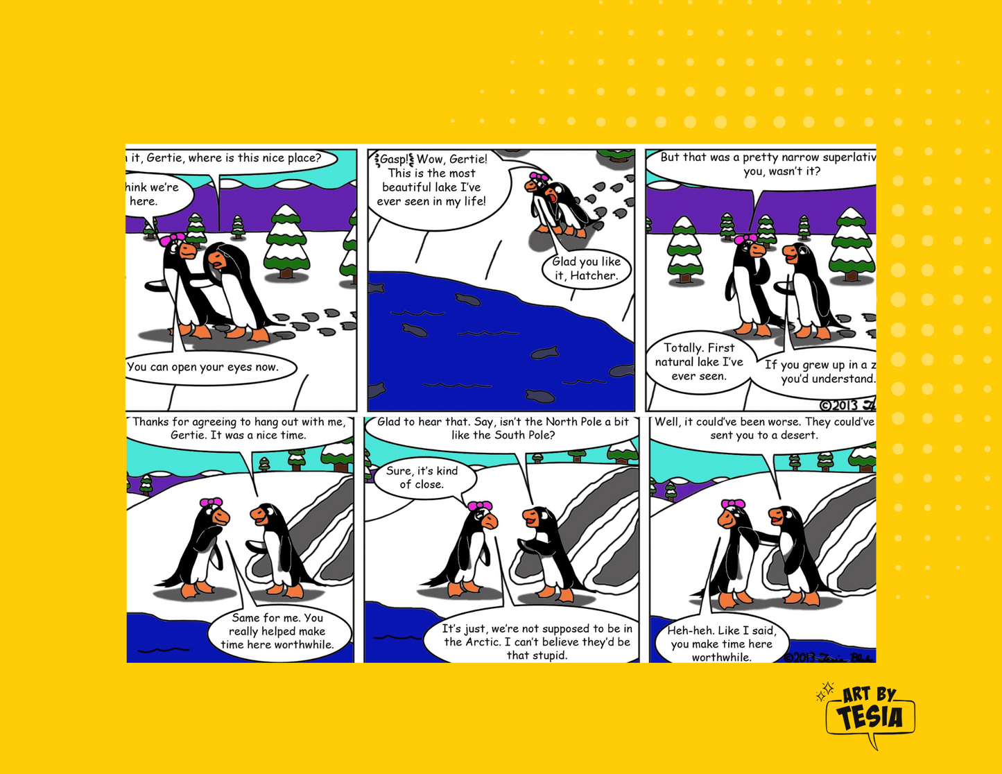 A Penguin Tale Comic Book