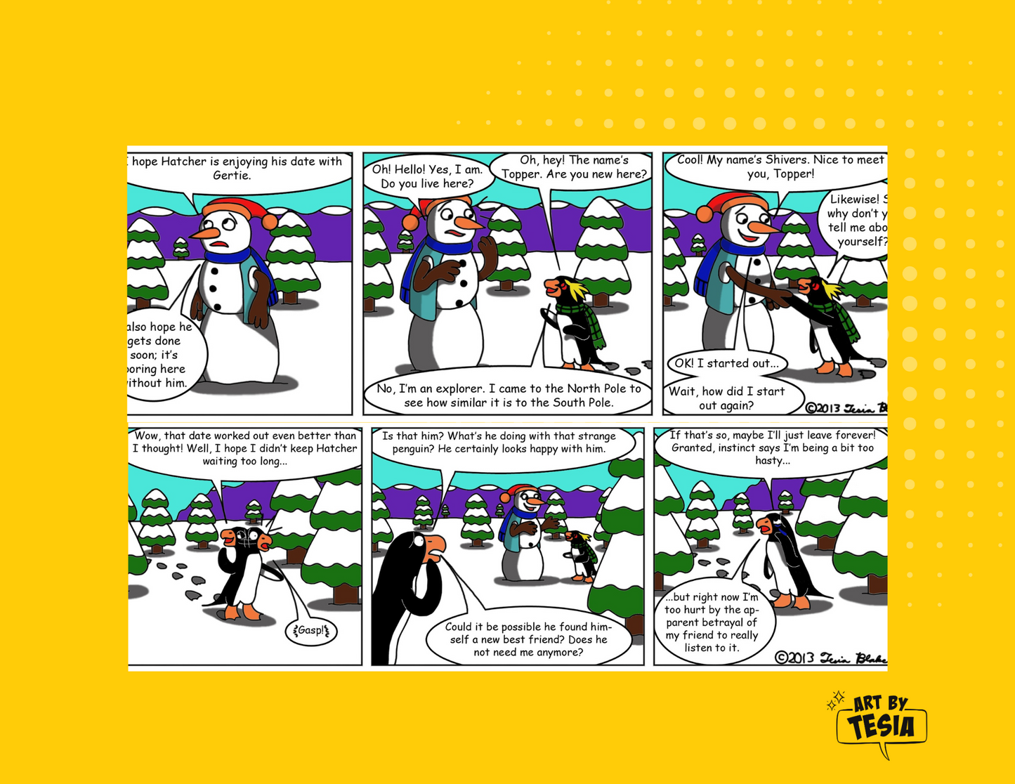 A Penguin Tale Comic Book