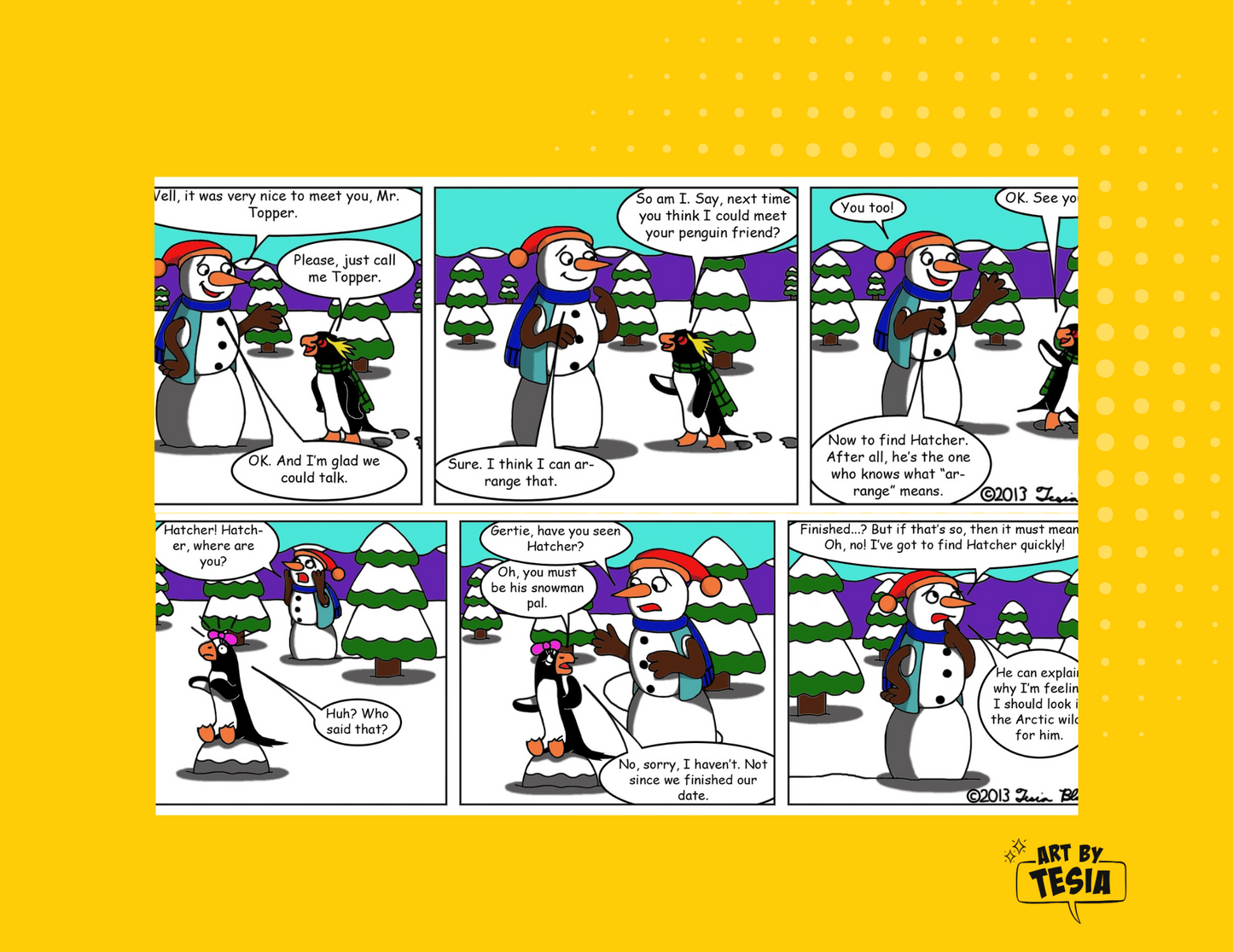 A Penguin Tale Comic Book